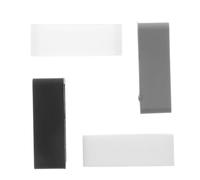 VICASKY Silicone Watch Strap Ring 20mm 4 Pack Retaining Bezel Accessory | White Black Grey Set, Retaining Ring Design, Smartwatch Band Fitting, Four Pieces Included