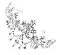 VICASKY Silver Crystal Tiara Crown for Luxurious Rhinestone Headband for Weddings Parties and Princess Diaries Costumes for Women