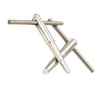 VICASKY Silver Metal Trombone Shaping Tool and Trumpet Truing Tool Precise Design for Wind Instrument Repair Use Includes Instruction Manual for Dent Removal and Professional Maintenance