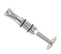 VICASKY Silver Trumpet Mouthpiece Strength Trainer Embouchure Practice Device for Brass Instruments Suitable for Standard and Professional Trumpets, Tuba Accessory for Lip Muscle Training