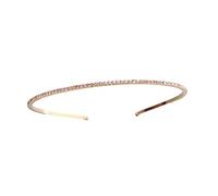 VICASKY Simple Diamond Headband Fashion Crystal Hair Accessory for Women Party Headwear for Performance Headdress for Party Gold Material Adds Elegance to Occasion