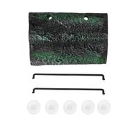 VICASKY Simulation Bark Turtle Platform Fish Tank Ornament Floating Foam Green Aquarium Decor for Turtle, Fish, Aquarium, Salt Water