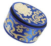 VICASKY Singing Bowl Storage Bag with Cotton Material and Supple Design for Buddhist Meditation, Full Moon Bowl Case Serving as Mat with Delicate and Luxury Appearance Random Random Color