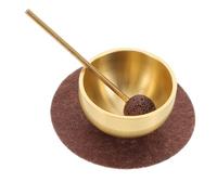 VICASKY Singing Sleep Cushion Bowl Meditation Set and for Mini with Mallet Focus Metal Sound Healing Bowl Enhancing Mental Quality Travel for Deep Relaxation and Mindfulness