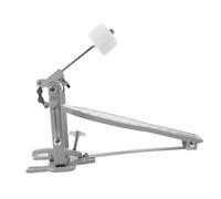 VICASKY Single Bass Drum Pedal Silver Drum Set Kick Pedal Professional Replacement Percussion Accessory Children Practice