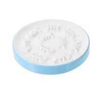 VICASKY Slow Food Bowl and Plate Ceramic Pet Dog Fish Bone Design Eating Training Bowl for Cat Dog Indigestion