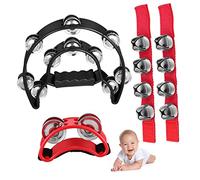 VICASKY Small Bells That Jingle 4pcs Set of Foot Bells Boys and Girls Musical Toys Crisp Sound Safe Design