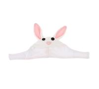 VICASKY Small Pet Bunny Hat Soft Cotton Cosplay Costume with Cute Rabbit Ears for Hamsters Guinea Pigs and Small Animals Comfortable Headgear for Party and