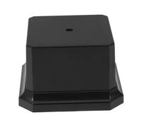 VICASKY Small Square Plastic Trophy Base, Lightweight Black | Diy-friendly Smooth Surface, Easy to Handle and Clean, 8.80x8.50x5.30cm Size for Recognition