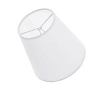 VICASKY Small Table Lamp Shade Fabric and Iron Lampshade Accessory for Floor and Wall Lamps Easy Installation White Design Compatible with Bulbs