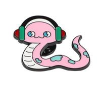 VICASKY Snake Year Brooch Pin Zinc Alloy Vintage Lapel Pin with Meticulous Craftsmanship, Elegant Accessory for Suit or Backpack, Year the Snake Commemoration Ornament