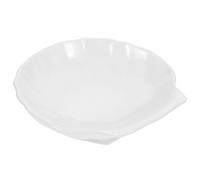 VICASKY Soap Dish Holder Well-made and Sturdy for Bathroom Shell Shaped Plastic and with Simple Design, Soap Tray Kitchen Suitable for Shower and Sink Use