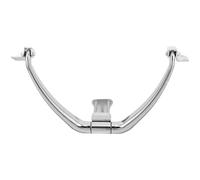 VICASKY Sofa Headrest Connector Bracket, Pillow Hinge Accessory for Sectional Sofa, Aluminium Alloy, Silver, Easy Installation, Resist Compression