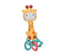 VICASKY Soft Giraffe Teething Musical Stick with Light for Development Comfortable Teether for Soothing Gums Interactive Early Learning Shower Gift