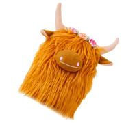 VICASKY Soft Plush Highland Cow Doll Realistic Scottish Stuffed Animal for Boys Bedroom Decor and Photography Prop