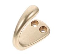 VICASKY Solid Copper Clothes Hook Wall Mounted Storage Hooks with Screws Bright Finish for Hanging Coats Hats Keys Scarves Towels Stylish Easy to Clean Thick Base Design