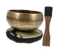 VICASKY Sound Bowl Meditation Therapy Handmade Tibetan Singing Bowl for Yoga Relaxation and Healing for Mindfulness and Sound for Peaceful Practices