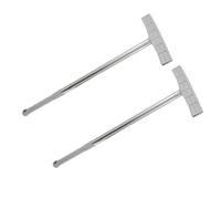 VICASKY Stainless Steel Adjustable Sign Holder Pole 2Pcs with Telescopic Length for Recruitment and Commercial Advertising Events