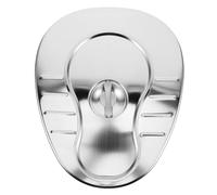 VICASKY Stainless Steel Bedpan with Lid for Elderly Women Bedridden Patients Large Capacity Commode Bucket Easy to Clean Bedside Urinal for Home and Hospital Use