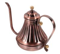 VICASKY Stainless Steel Long Spout Coffee Kettle with Ergonomic Handle High Temperature Resistant Home Brewing Pot for Hand Drip Coffee and Tea Finish for Office and Kitchen Use