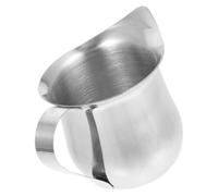 VICASKY Stainless Steel Milk Frothing Pitcher 240ml with Precision Spout and Lightweight Design for Professional Coffee Bars and On-the-go Use, Sl nd Modern Coffee Machine Accessory