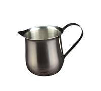 VICASKY Stainless Steel Milk Frothing Pitcher Jug with Pour Spout and Comfortable Handle Large Milk Container for Home Restaurant Coffee and Latte Art