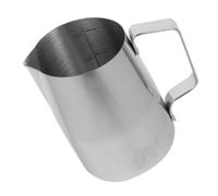VICASKY Stainless Steel Milk Frothing Pitcher with Spout and Ergonomic Handle for Latte Art Coffee Making Rust Resistant Milk Frother Cup for Cappuccino