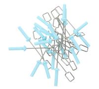 VICASKY Stainless Steel Pigment Mixer Head 20pcs Sturdy Art Supplies for Artists Random Color Versatile Stirring Tool for Paints and Liquids