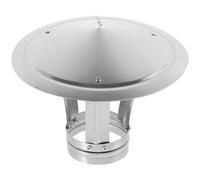 VICASKY Stainless Steel Roof Vent Cover Chimney Cowl Rain Cap Silver Strong Bearing Capacity Replacement for Chimney Outdoor Use Smoke Tube Cover