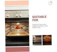 VICASKY Stainless Steel Rotisserie Chicken Fork with Rod and Thumb Screw Roast Meat Grill Tool for Oven and Air Fryer Easy to Clean and Stable Cooking Gadget for Whole Poultry and Fish