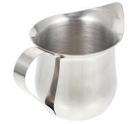 VICASKY Stainless Steel Sauce Cup Multipurpose Milk Jug with Spout and Handle for Coffee Syrup and Hot Cold Drinks Kitchen Pitcher for Home and Restaurant Use