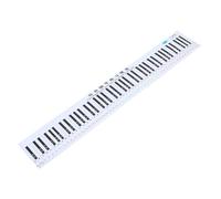 VICASKY Standard Piano Keyboard Paper Chart 88 Keys with Key Ratio Design and Pvc Printing for Teacher Teaching and Piano Practice, Hand-rolled Fingering Guide