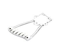 VICASKY String Guitar Tailpiece Metal Chrome Bridge Easy Install Guitar Accessory