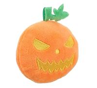VICASKY Stuffed Pumpkin Cat Interactive Halloween Teasing for Kittens Squeaky Design to Stimulate Hunting Instincts Durable and Engaging Plaything for Exercise and Mood