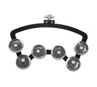 VICASKY Sturdy Drum Mount Tambourine Bell for Drums Aluminium Alloy and Abs Material Strong Design that Will Not Damage the Skin Percussion Accessory in Music Performances