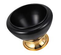 VICASKY Sturdy Singing Bowl Yoga Bowl Hand Making Copper Portable Lightweight Black Meditation Spiritual Heal for Spirituality Practitioners and Energy Healers