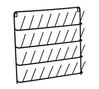 VICASKY Sturdy Thread Organizer Wall-Mounted Thread Rack for Sewing and Embroidery Convenient Braiding Storage Solution Household Craft Room Organization Metal Spool Holder with Hooks