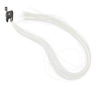 VICASKY Sturdy Violin Bow Hair for Violin and Viola Bow, Easy to Use White Horse Tail Hair Wood and Metal Components, Prepared for Mounting, for Musical Instrument Repairs and String