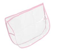 VICASKY Styling Chair Back Cover Waterproof Plastic Pink Semi-Circular 20X15X3Cm for Barber and Salon Use