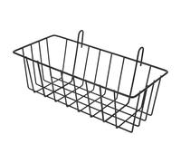 VICASKY Suspending Rabbit Feeder Iron Metal Hay Feeder Black Easy to Clean Smooth Surface Wear-resistant for Small Animals and Rabbits Cage Use