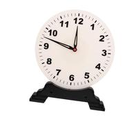 VICASKY Teaching Clock Model with Moveable Hands for Elementary Math Learning Manual Two-hand Clock Face Educational Tool for Understand Concepts and Reading
