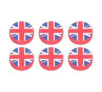 VICASKY Tennis Racket Dampeners Dampener Vibration Racquet Cushion Gel 6pcs Shock Absorber Usa Accessories Americans Flags British Flag Silicone Shocking American Damper