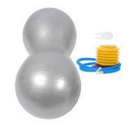 VICASKY Thickened Anti-burst Peanut Shape Yoga Ball for Fitness and Balance Training PVC Massage Ball for Core Strength Coordination and Rehabilitation for Home Gym and Pilates Exercises