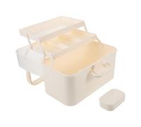VICASKY Three Portable Storage Organizer Multipurpose Utility Box with Handle for Medicine Sewing and Art Supplies Lightweight Sealed Protection for Travel and Emergencies