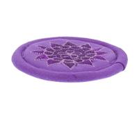 VICASKY Tibetan Bowl Pad Cotton Cloth Embroidery Singing Bowl Cushion Tibetan Buddhism Art Craft Decoration Healing Music Instrument Accessory for Buddha Hall