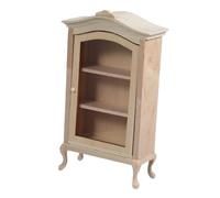 VICASKY Tiny Furniture Storage Cabinet for Dollhouse Decor Realistic Design with Construction Enhances Creative Play and Interior Aesthetics