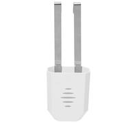 VICASKY Toilet Tank Cleaner Tablet Holder Hanging Bracket 7.8" X 2.8" X 1.7" Removable White Metal Suspension Caddy for Bathroom Use Preventing Chemical Damage and Residue Build-up