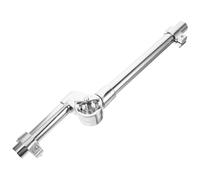 VICASKY Tom Drum Bracket Silver Drum Percussion Instrument with for Hosepipe Style Stand Zinc Alloy Higher Stability