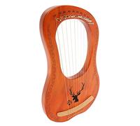 VICASKY Tone Lyre Harp Wooden Musical Instrument String Lyre Harp Handheld Strings Instrument Delicate Style