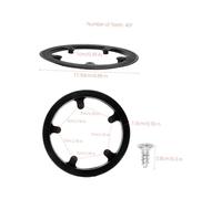 VICASKY Tooth Plate Cover Accessory Mount Bicycle Chain Protector Replacement Protective Cycling Guards Part Mud Protection Bike Chain Guard Waterproof Plastic Black